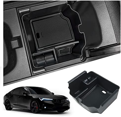 Ruiya Center Console Organizer for Acura Integra 2026 Accessories ABS Material with Coin Storage Armrest Console Organizer Compatible with 2023-2026 Acura Integra (Only for 6MT)
