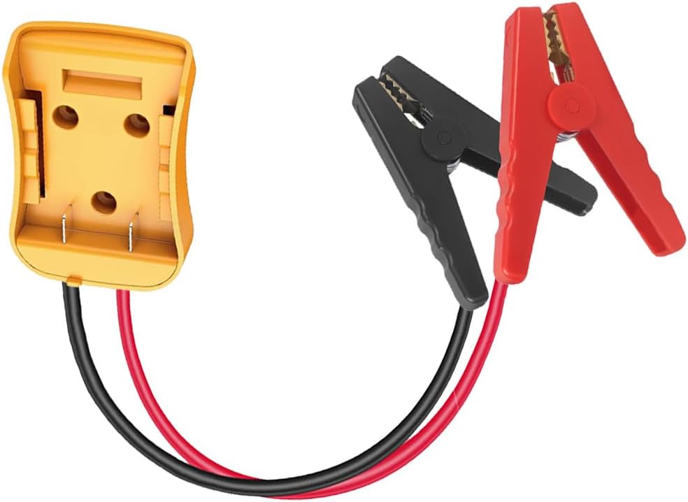 Jumper Cables Adapter Compatible with De.Walt 20V Batteries 1.25FT
