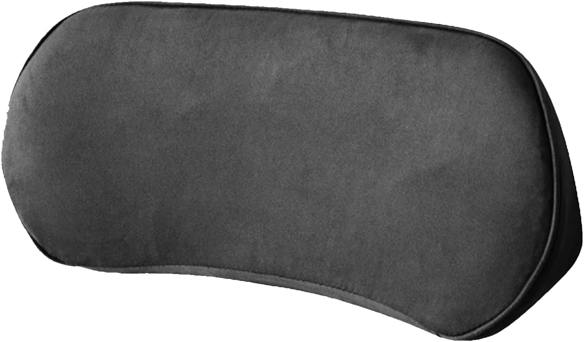Car Lumbar Support Pillow, Memory Foam Vehicle Seat Lower Back Support Cushion,Comfortable Lumbar Pillow for Driving, Office Chair, Wheelchair, Universal for SUV, Truck, RV (Black)