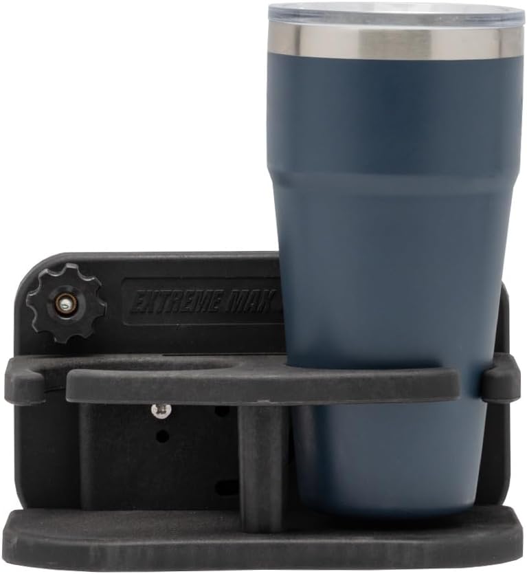 Extreme Max 3005.5616 Two-Drink Holder with 45° Base for Lund Sport Track Systems