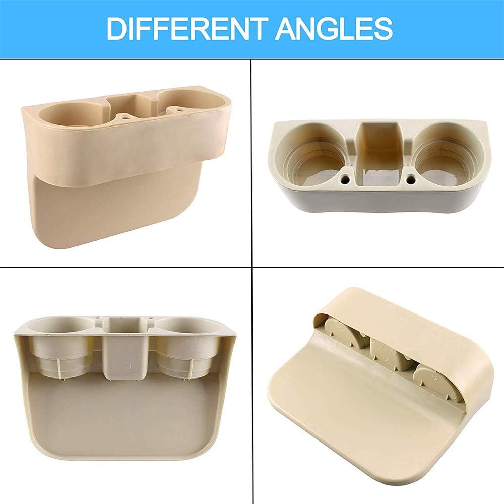 Heart Horse Car Gap Filler, Console Side Pocket, Car Seat Pocket Organizer for Cellphones Wallet Coin Key and Cup Holder Suitable Beige