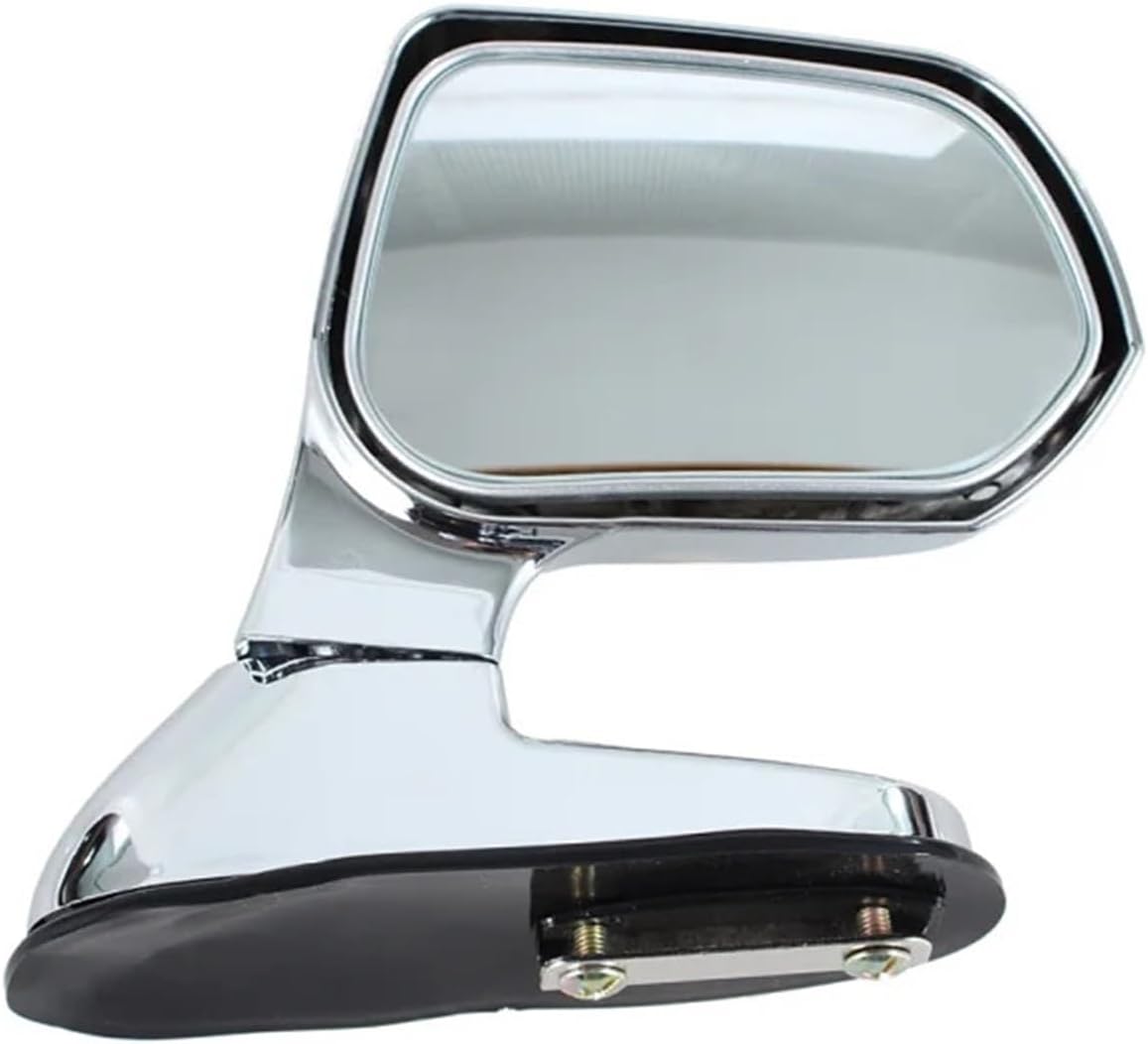 2PCS 4x4 UTE Car Hood Bonnet Blind Spot Mirror Side View Mirrors Adjustable Blindspot Mirror (Black)