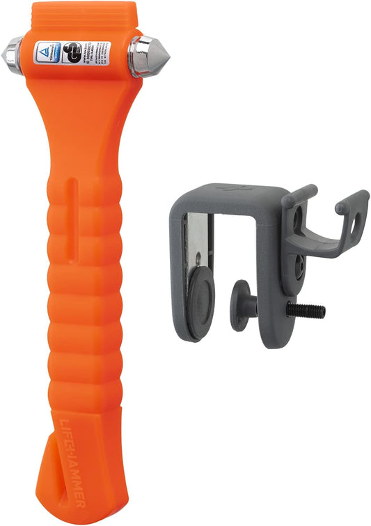 Lifehammer Brand Safety Hammer - The Original Emergency Escape and Rescue Tool with Seatbelt Cutter, Made in The Netherlands