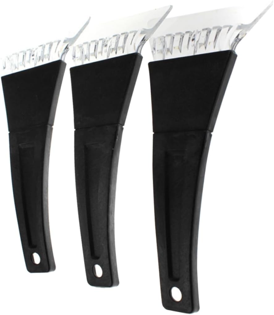 3pcs Ergonomic Car Ice Snow Shovel Slip Texture Windshield Ice Scraper Remover