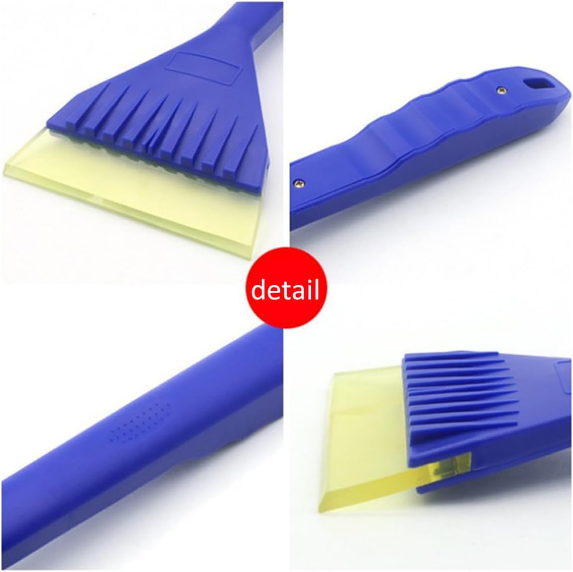FENICAL Car Ice Scraper Brush with Long Handle for Windshield Snow