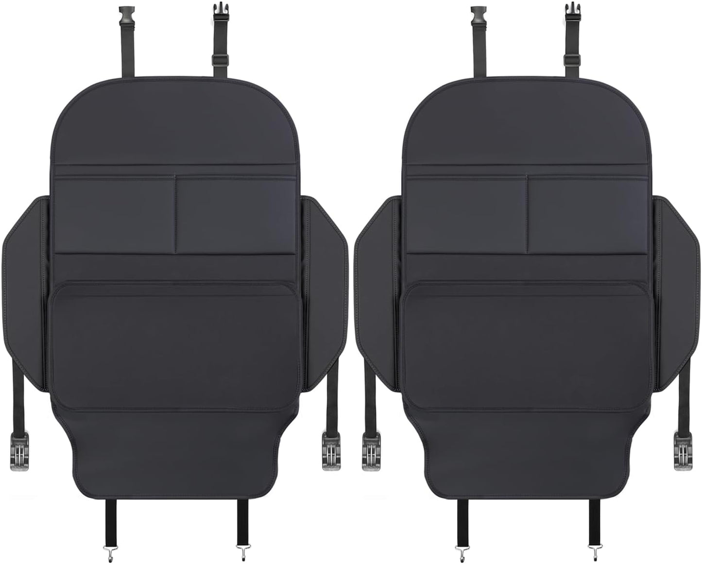 TAIKOO Seat Back Protector,Shields Seat Backs From Kicks and Adds Storage | kick mats back seat protector easy to install and clean, well-crafted, sturdy, durable and stylish.2 Pack