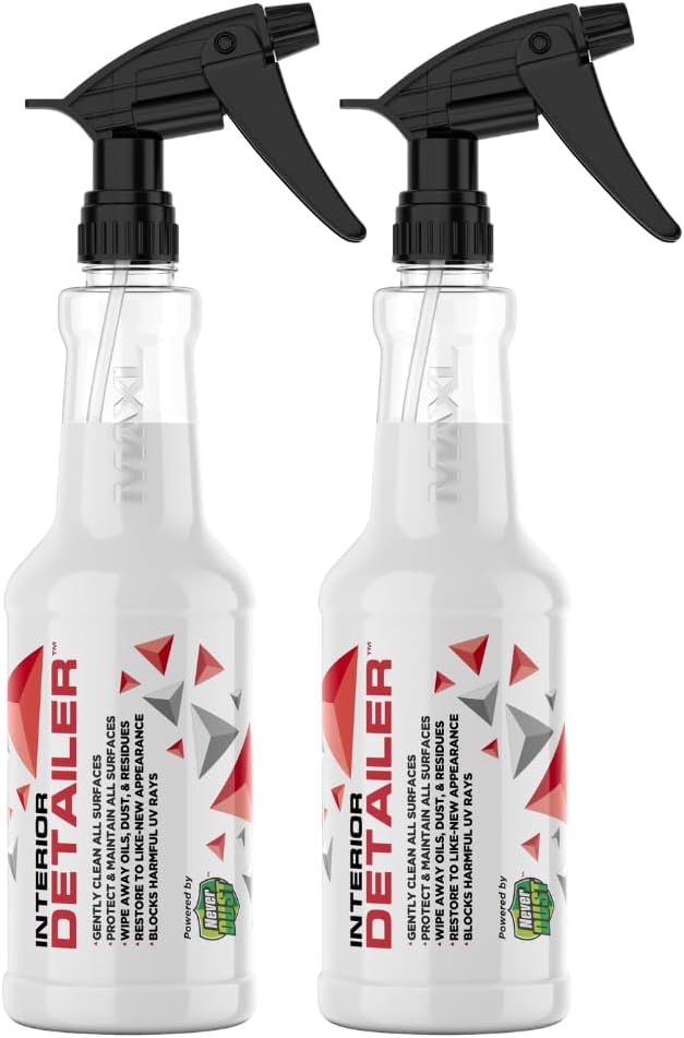 MAXL® Interior Car Cleaner Detailer Spray, NeverDust® Technology, 6 x 20 oz | Repels Dust, Wipes Oil, Residue with Matte Finish for Leather, Dash, Trim & Screens, Safe on All Surfaces