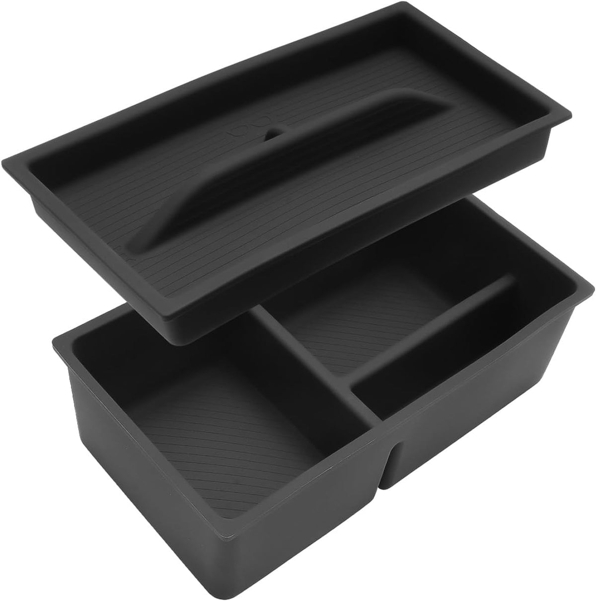CDEFG Dual-Layer for 2022-2026 Lexus NX Center Console Organizer Tray- NX 2nd Generation (NX 250, NX 350, NX 350 F Sport Handling) Accessories Silicone Armrest Storage Middle Console Insert