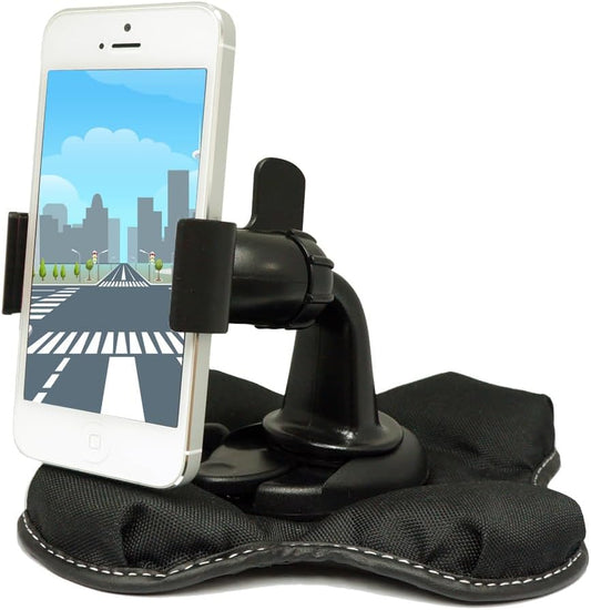 "Claw-X" NonSlip Universal Smartphone Beanbag Friction Dashboard Mount