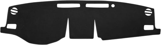 Dashboard Cover Suitable for Toyota RAV4 2019 2020 2021 2022 2023 2024 2025 Car Dashboard Cover Sun Visor Mat Non-Slip Polyester Dashboard Accessories (Black)