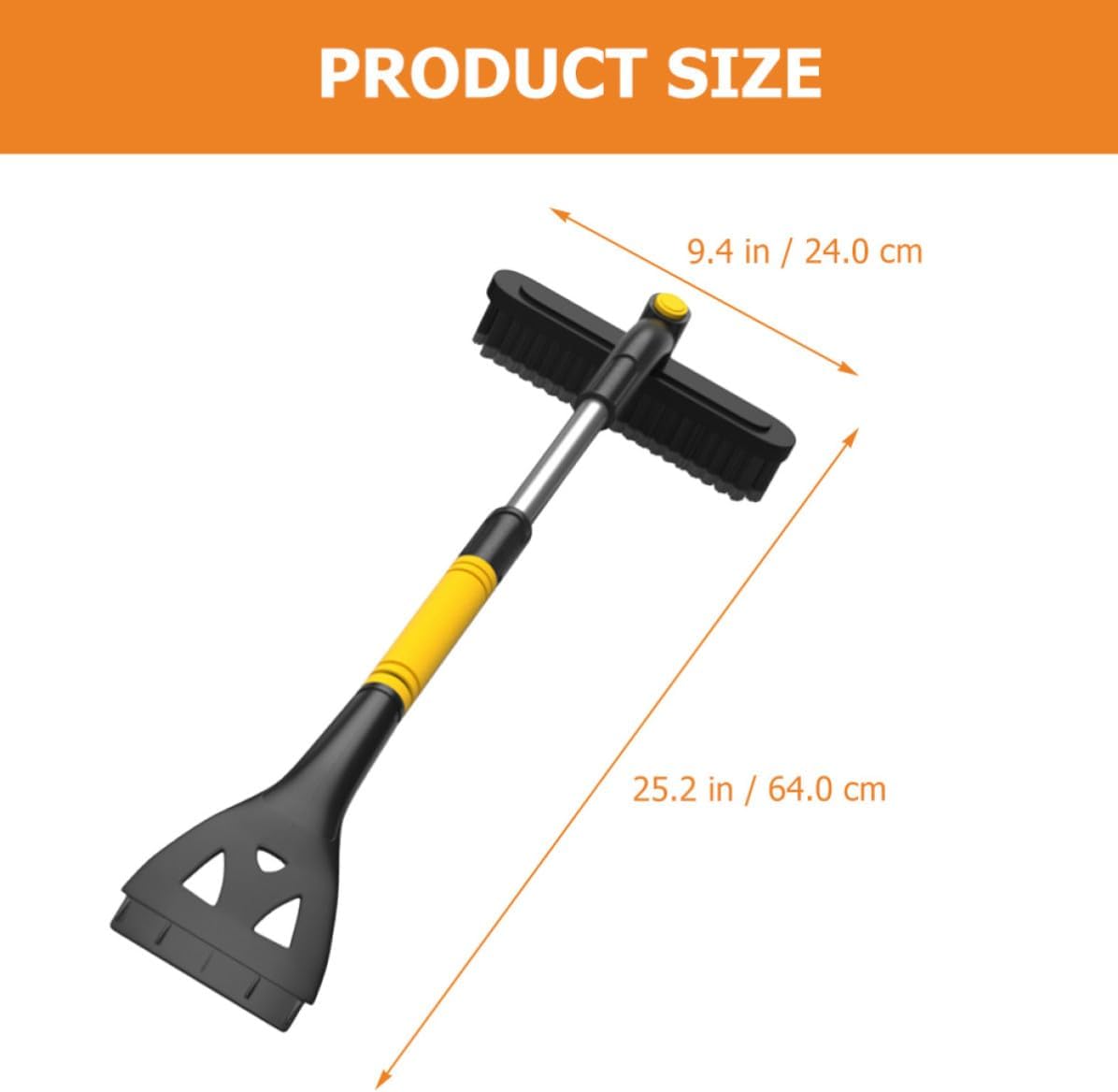 Car Snow Scraper and Brush Portable Multipurpose Ice Scraper
