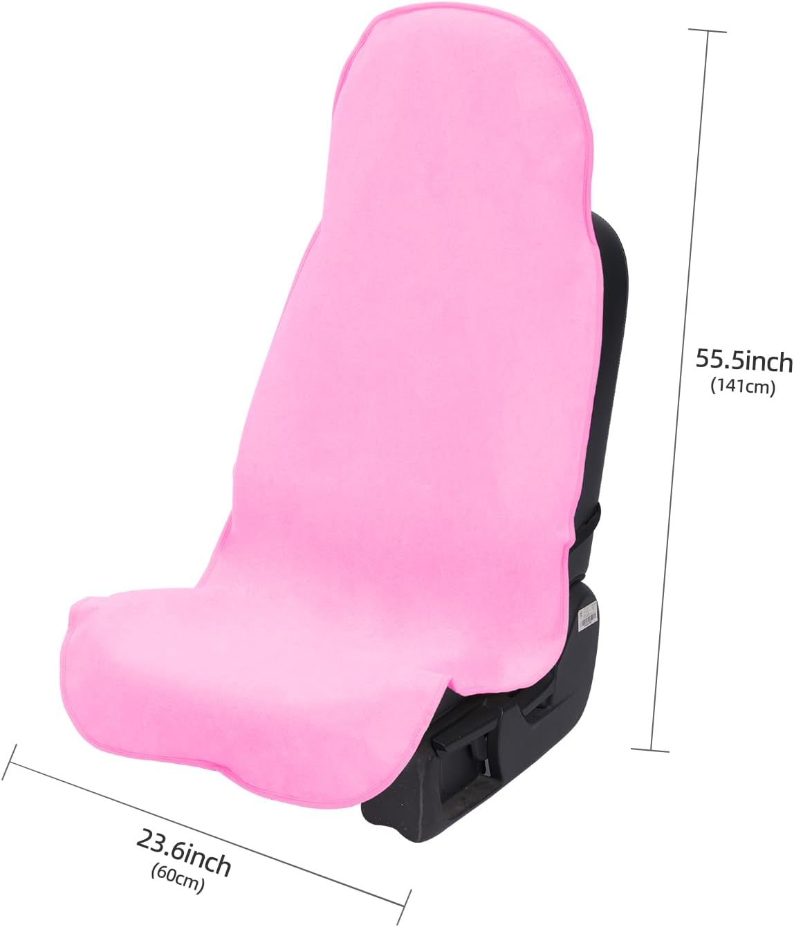 Waterproof 2 Pack Car Seat Cover Universal Fits Car Sweat Towel for Trucks SUV Van Cute Pink Car Seat Protector Sweat Proof Protector Cloth Seats