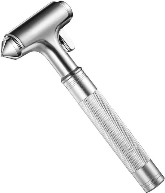 Car Safety Hammer for Volvo XC90 2016 2017 2018 2019 2020 2021 2022 2023 2024, Metal Tungsten Steel Head Seat Belt Cutting Glass Breaker Multi Functional Portable Escape Tool,A