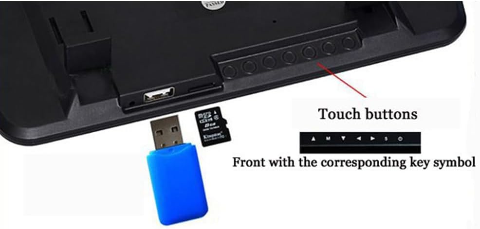 7 inch Car Radio with TFT LED Screen Built-in Speaker,Car Rear View Mirror Monitor,Bluetooth MP5 Player Car Stereo with Remote Control USB TF FM Transmitter