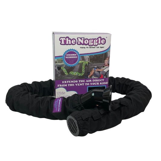NOGGLE The Kids Personal Air Conditioning System to Keep Them Cool in The Back Seat - 6ft, Black Ice