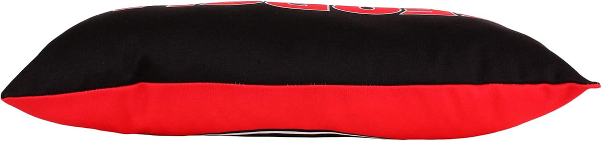 College Covers Everything Comfy Georgia Bulldogs 2 Sided Bolster Small Travel Pillow Decorative Pillow 16 x 6
