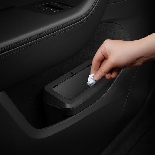 Spigen Door Pocket XL Car Trash Can [with Magnetic Lid and Waterproof] for Tesla Model Y Juniper & Model Y L (Premium & Performance 2026/2025) - Driver Side Door Pocket Only