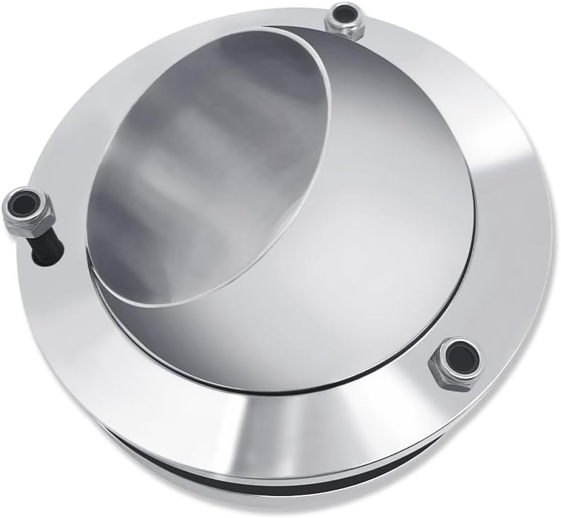 Universal Swivel Floor Mount for 2" Steering Column Aluminum Polished