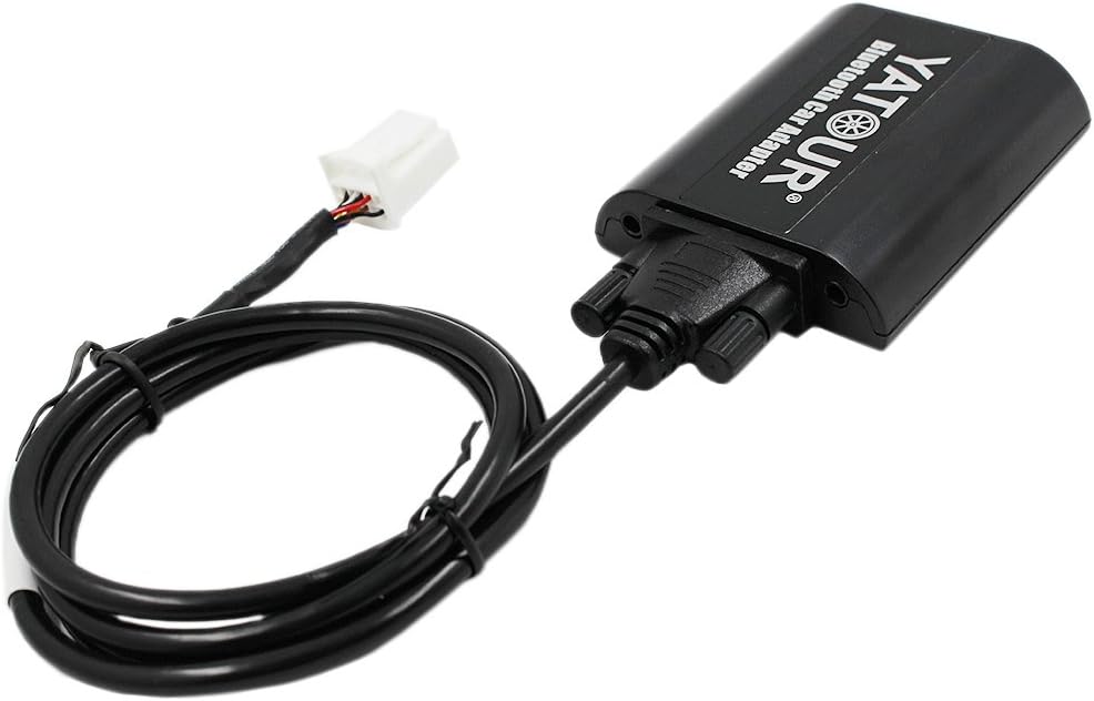 Yatour Bluetooth Car Adapter Music CD Changer 6+6PIN CDC Connector for Toyota/Lexus