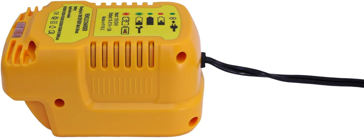 Car Battery Charger Compatible with Dewalt 20V/60V Batteries for DCB207 DCB201 DCB204 DCB203 DCB200 DCB606 DCB609 DCB612 etc