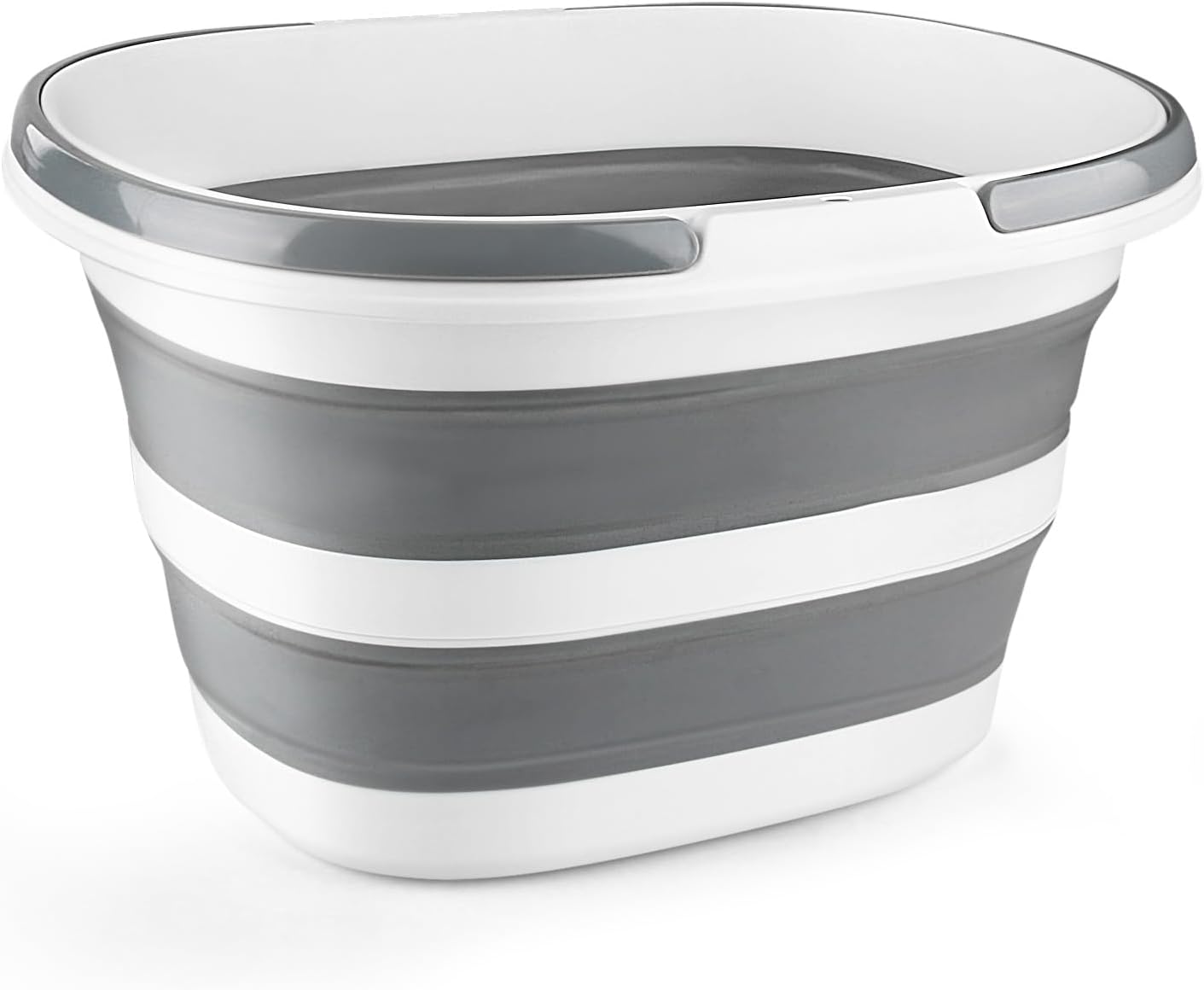 10L Collapsible Bucket with Handle, Foldable Ice Bucket Car Wash Buckets for Cleaning, Portable Wash Basin for Fishing Gardening Window Washing Mopping Household Use Cleaning Supplies