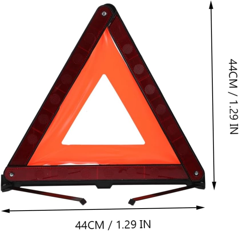 Cabilock 3 Pack Reflective Warning Triangle Roadside Car Safety Sign