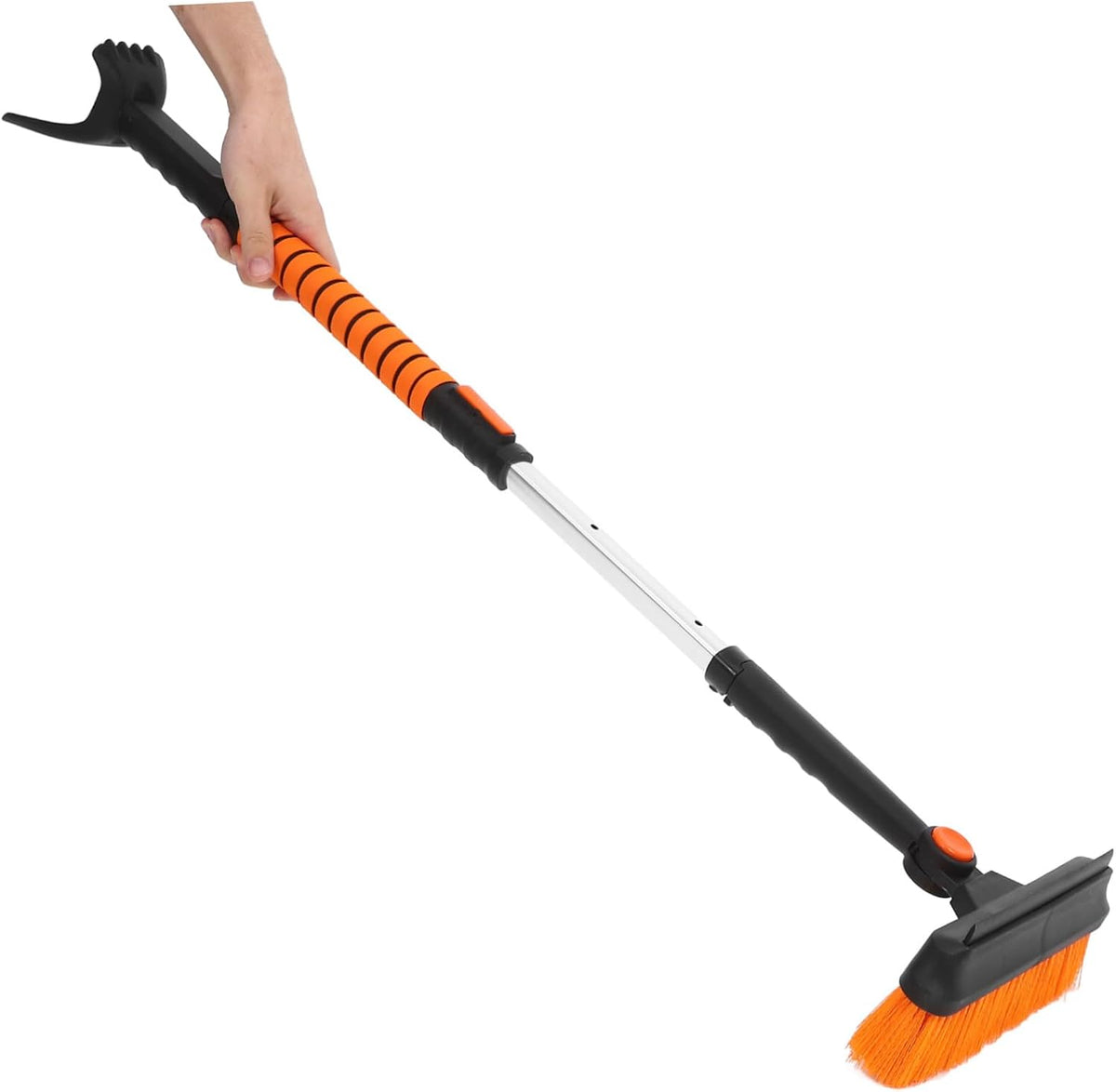 Extendable Snow Scraper Rotatable Ice Brush for Cars Trucks and Suvs Versatile Snow Remover Tool for Driving