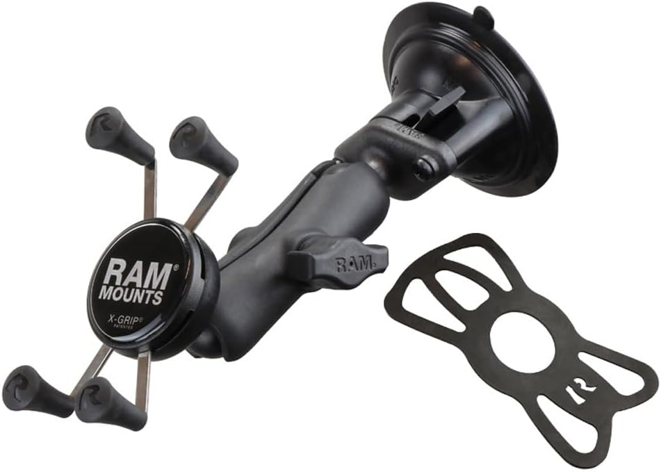RAM MOUNTS X-Grip Windshield Phone Mount with Twist-Lock Suction Cup Base