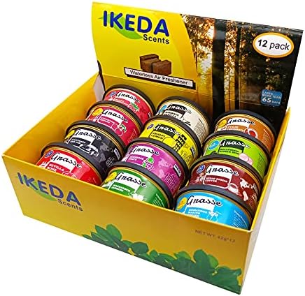 Car Air Freshener: Auto Deodorizer | Long-Lasting Smoke Smell Remover| 12 Different of Scents | Car Scent For Home | 1.5oz |12 pack