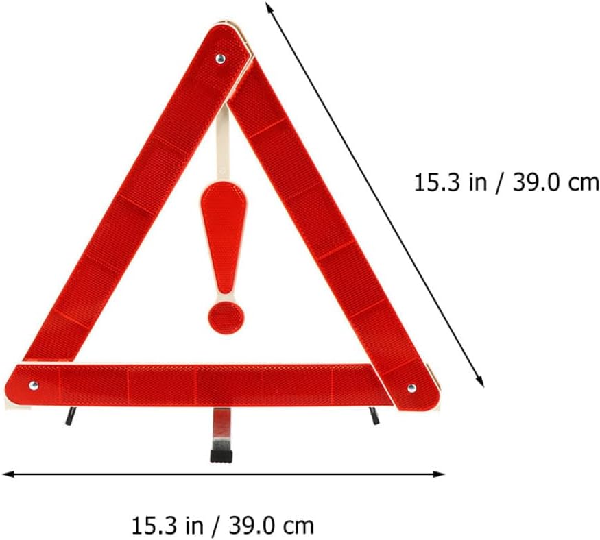 4pcs Car Safety Triangle Kit Road Car Emergency Triangle Stability Warning Tripods