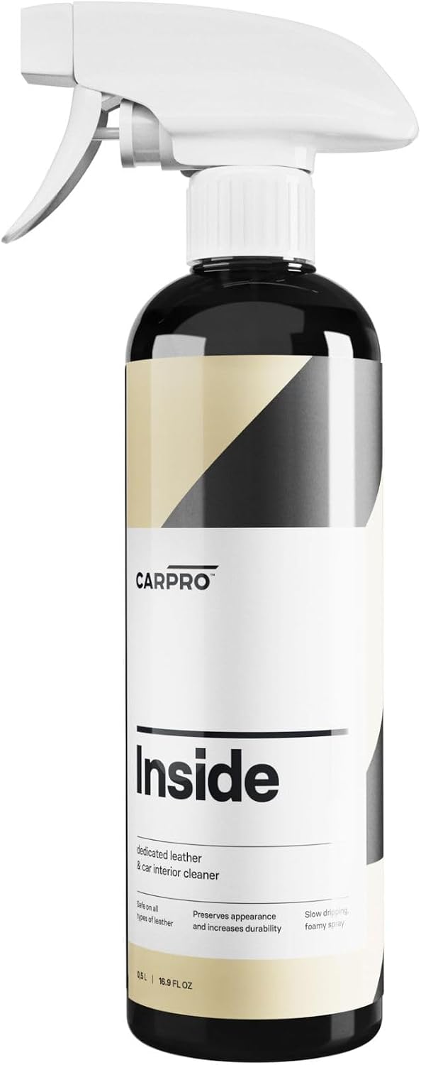 CARPRO Inside Car Interior Cleaner: Ultimate Detailer Car Vinyl, Plastic & Finished Leather - Remove Dirt, Sweat, Oils from Interior Surfaces - 500mL (17oz)