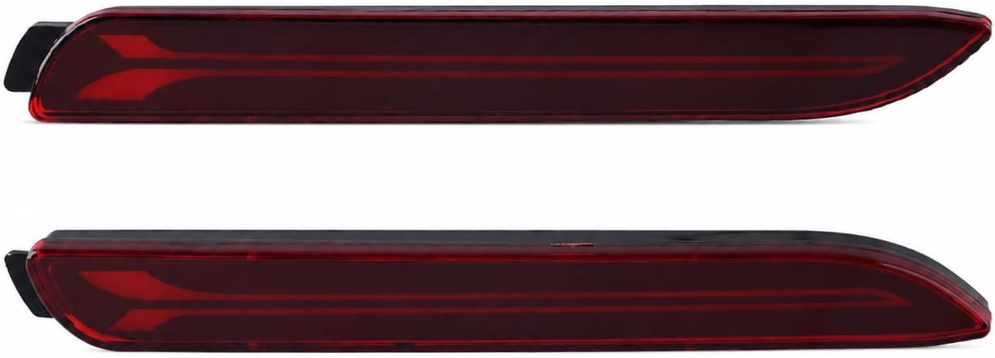 Red LED Rear Bumper Reflector Light Assembly | Replacement Tail Lamp, For Toyota Camry 2006-2014, For Sienna 2011-2017, Waterproof IP65