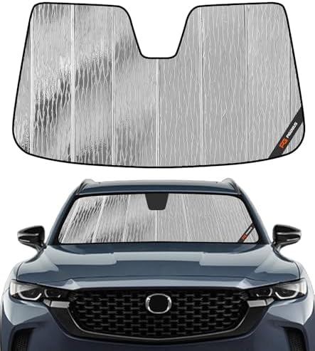 Pigenius Windshield Sunshade for Mazda CX-50 2023-2026 Front Window Sun Shade - AstraGuard