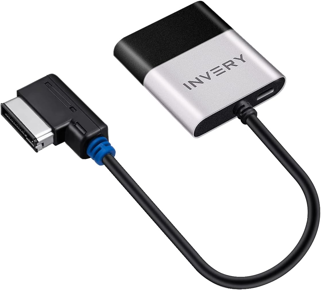 INVERY Airdual Bluetooth Adapter Receiver for Audi MMI AMI Music Interface