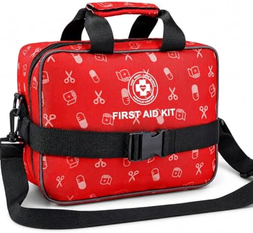 All-in-One Premium 530 Piece Emergency First Aid Kit, Large Medical Kit for Home, Car, Camping, Travel, Hiking, Sports & Outdoor