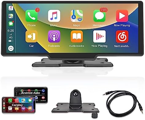 Carplay Screen Stereo 10.3 inch HD Wireless Car Play & Android Auto