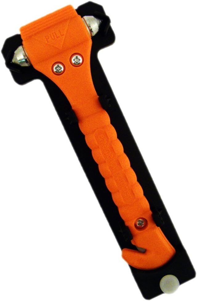 Seatbelt Cutter Window Breaker Escape Bright Orange 2pk - Large