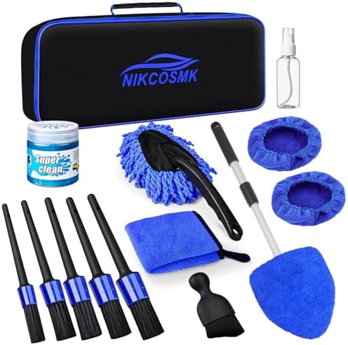 Windshield Cleaner Tool, Car Interior Detailing Cleaning Brush Kit