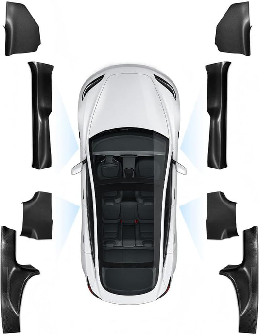8PCS Door Sill Protectors for 2024-2026 Tesla Model 3 Highland
