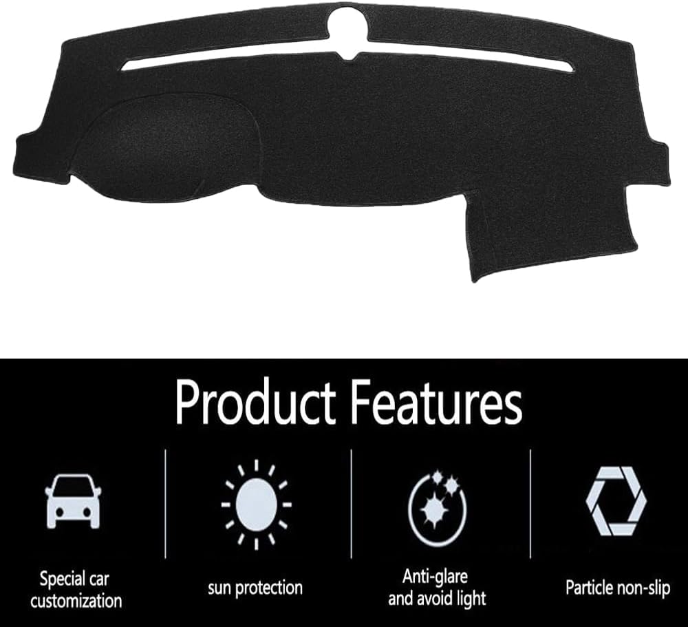Dashboard Covers Mat for Dodge Durango 2011-2020,Dash Protecter Cover,Polyester Car Dash Board Cover,Car Dash Board Cover Pad,Red