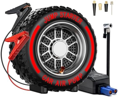 Jump Starter with Air Compressor, 5000A 150PSI Car Battery Jump Starter
