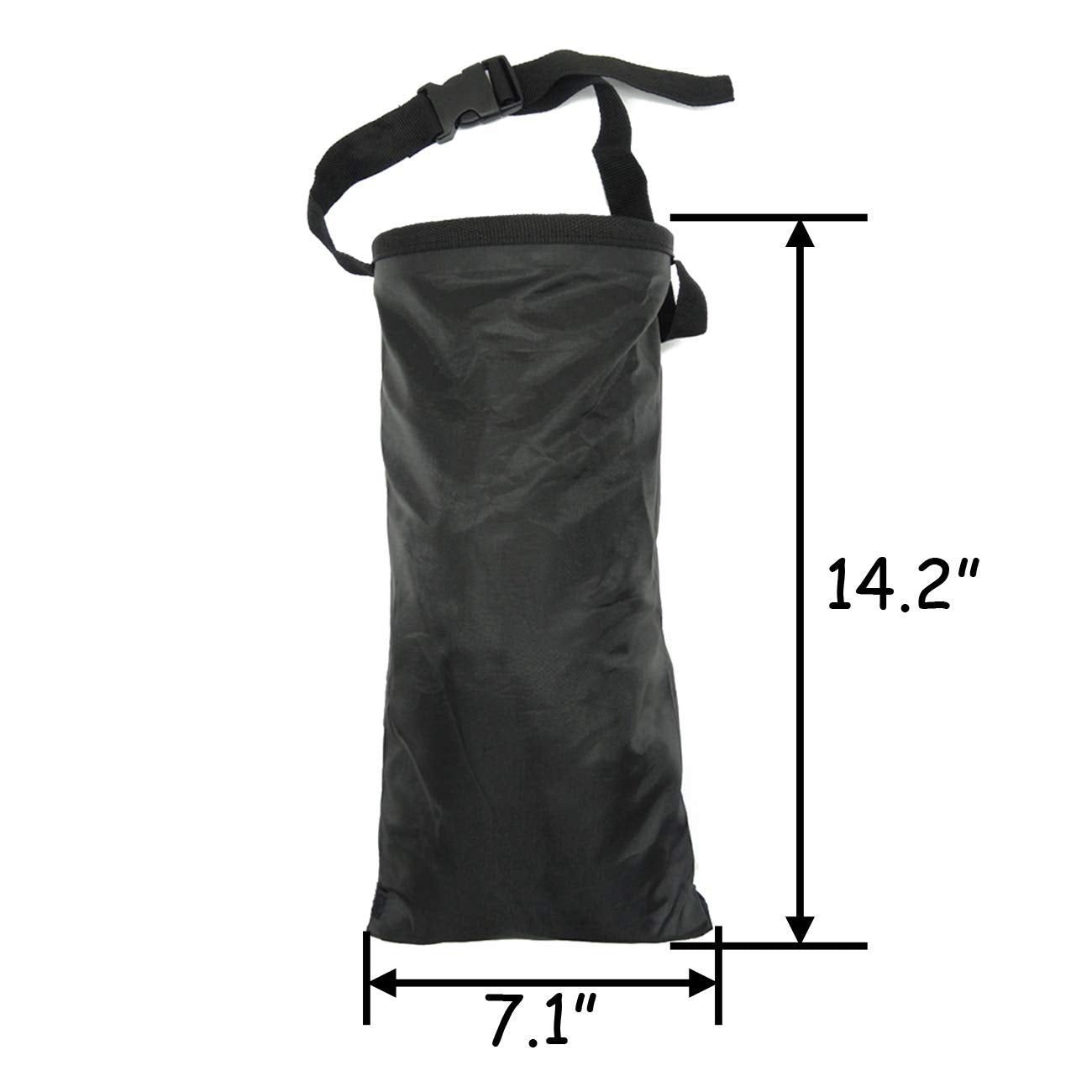TIHOOD 4PCS Detachable Trash Bag Hanging Back Seat Car Garbage Bag for Outdoor Traveling Home Use Car Storage