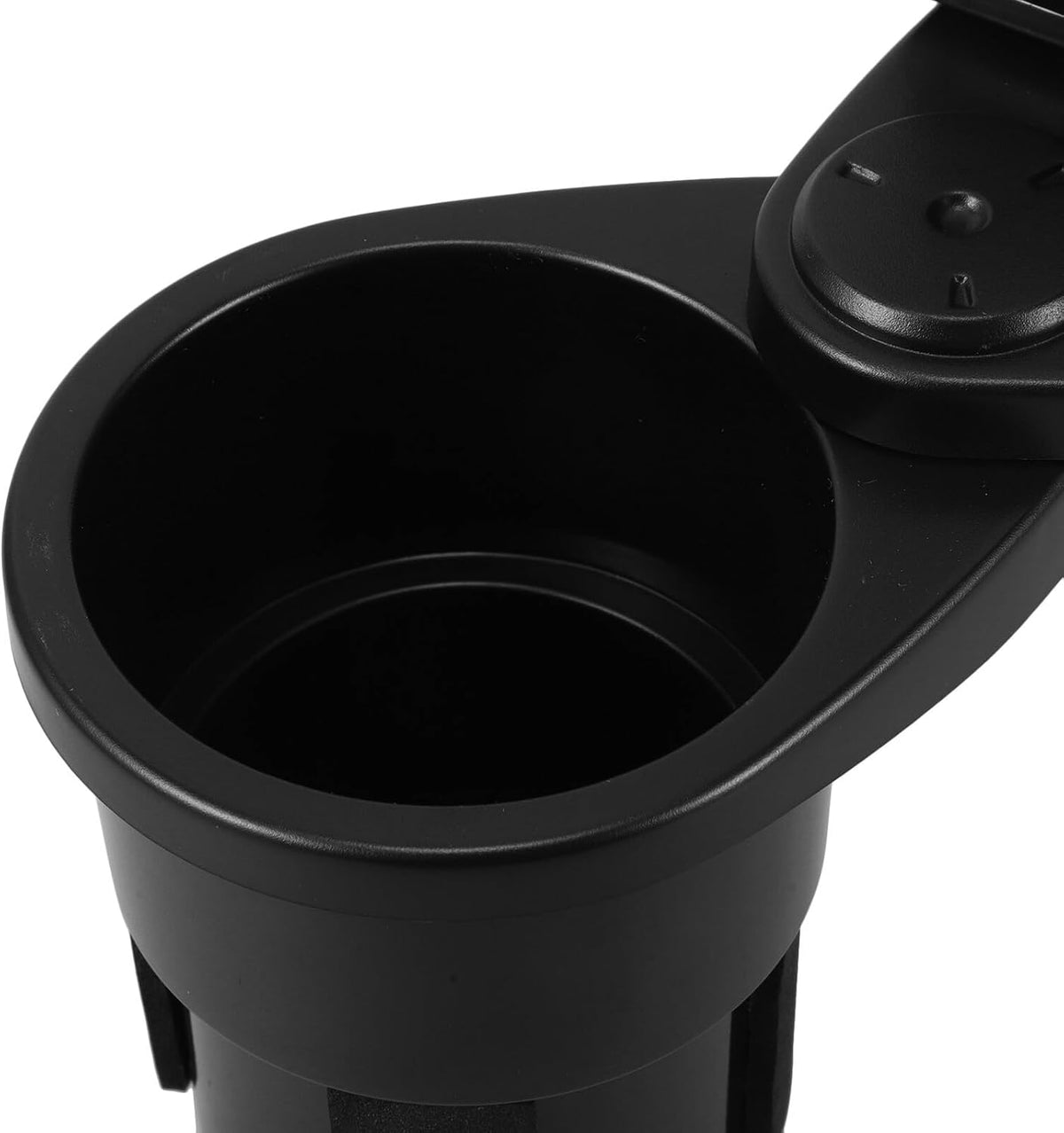 Cabilock Car Cup Holder Expander with 360° Rotating Dual Storage, Adjustable Auto Cup Holder Extender and Food Tray Organizer for Vehicle Drink and Snack Use