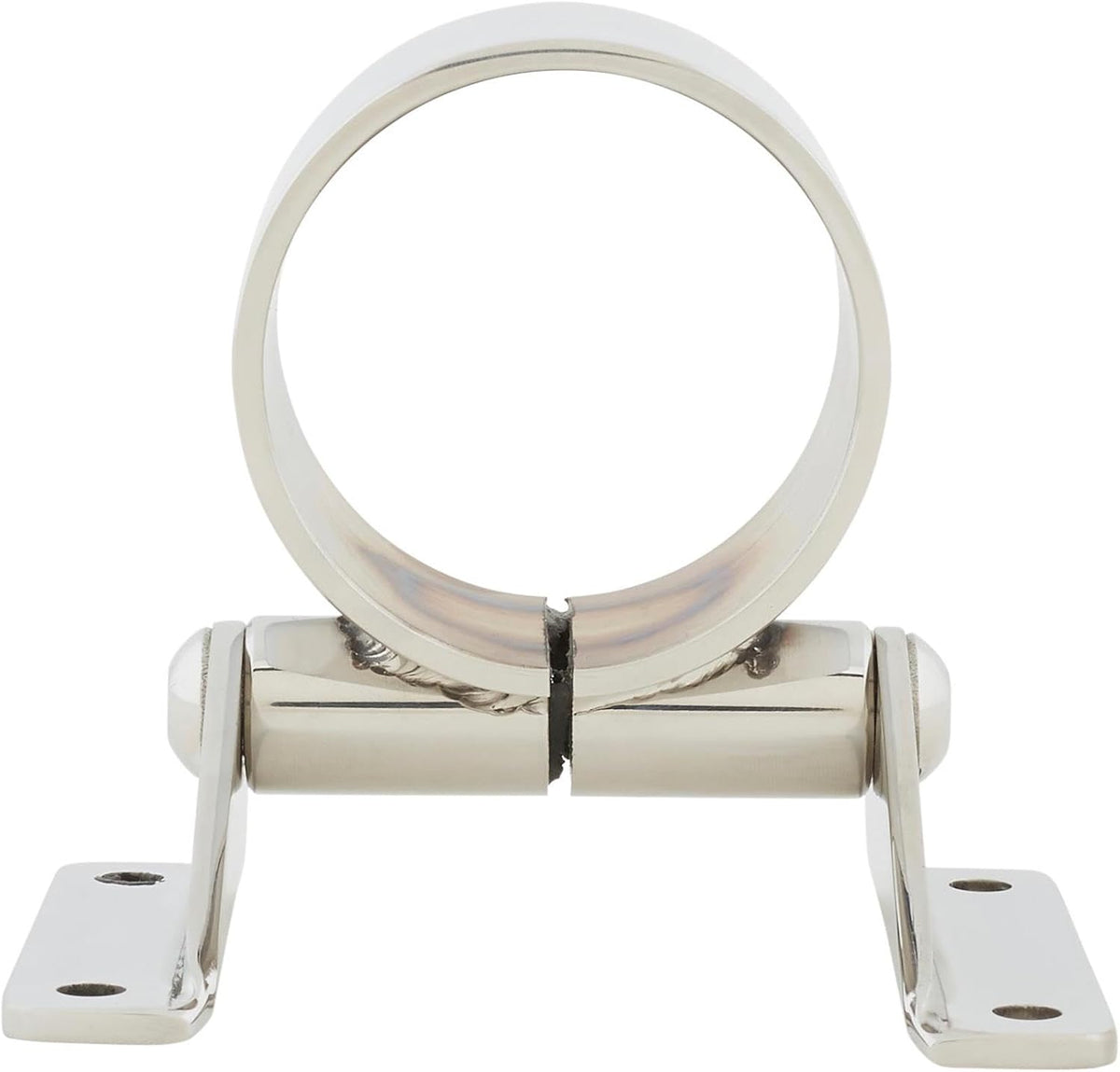 Speedway Motors Universal Steering Column Mount, Adjustable Angle, Fits 2 Inch OD Column Tubes, Easy Installation, Stainless Steel Finish, Simple 4-Bolt Floor Mounting Design