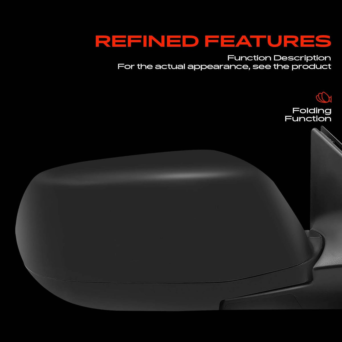 A-Premium Passenger Side Power Door Mirror Compatible with Honda