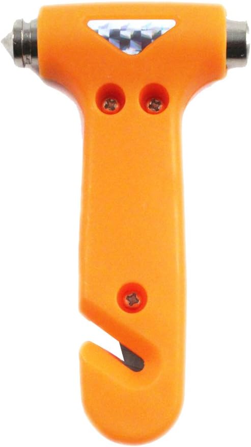 Seatbelt Cutter Window Breaker Escape Bright Orange 2pk - Large