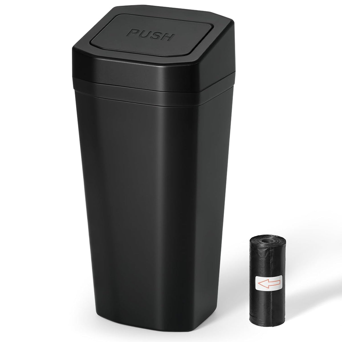 Car Trash Can, 2 Packs Leakproof Mini Car Garbage Can with Lid