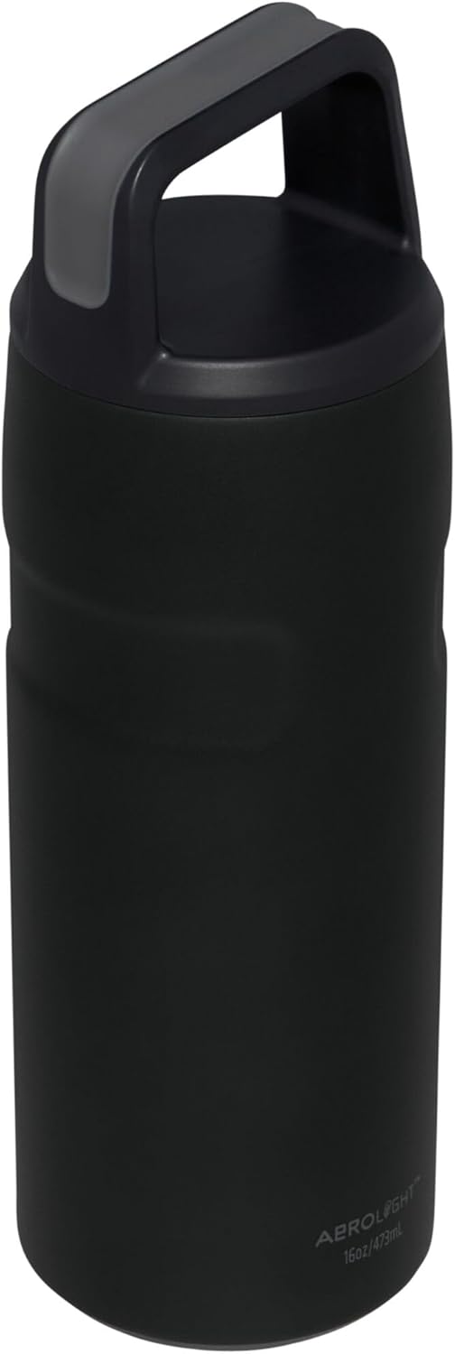 Stanley IceFlow Cap and Carry Water Bottle | Wide Mouth Twist Lid | Lightweight & Leakproof for Travel & Sports | Insulated Stainless Steel | BPA-Free