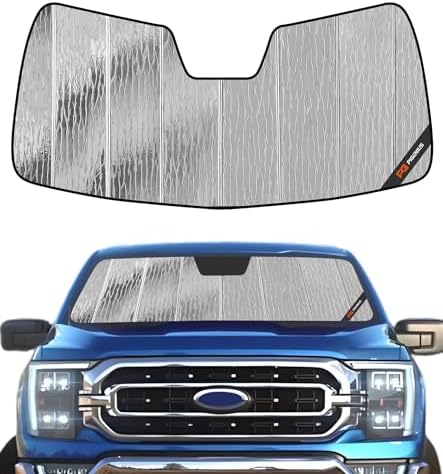 Pigenius Windshield Sun Shade for Ford F-150 2015-2020 Custom Front Window Sunshade- AstraGuard