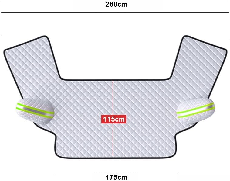 Car Windshield Cover for Ice and Snow for Chevrolet Equinox 2010–2025, with Side Window & Mirror Covers, Durable Design, Helps Reduce Frost Buildup, Easy to Install,B L